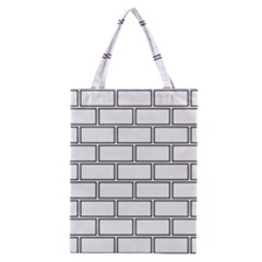 Wall Pattern Rectangle Brick Classic Tote Bag by BangZart