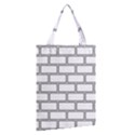 Wall Pattern Rectangle Brick Classic Tote Bag View2