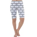 Wall Pattern Rectangle Brick Cropped Leggings  View1