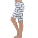 Wall Pattern Rectangle Brick Cropped Leggings  View2