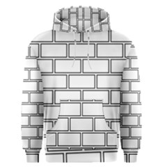 Wall Pattern Rectangle Brick Men s Pullover Hoodie