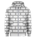 Wall Pattern Rectangle Brick Men s Zipper Hoodie View1