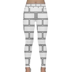 Wall Pattern Rectangle Brick Classic Yoga Leggings