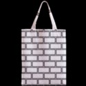 Wall Pattern Rectangle Brick Zipper Classic Tote Bag View2