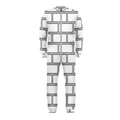 Wall Pattern Rectangle Brick OnePiece Jumpsuit (Kids)