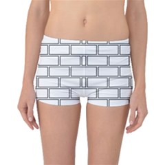 Wall Pattern Rectangle Brick Boyleg Bikini Bottoms