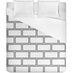 Wall Pattern Rectangle Brick Duvet Cover (california King Size) by BangZart