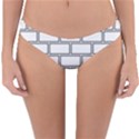 Wall Pattern Rectangle Brick Reversible Hipster Bikini Bottoms View3