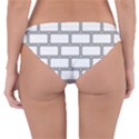 Wall Pattern Rectangle Brick Reversible Hipster Bikini Bottoms View4