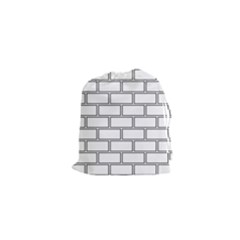 Wall Pattern Rectangle Brick Drawstring Pouches (XS) 