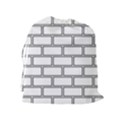 Wall Pattern Rectangle Brick Drawstring Pouches (Extra Large) View2