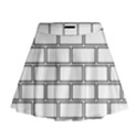 Wall Pattern Rectangle Brick Mini Flare Skirt View1