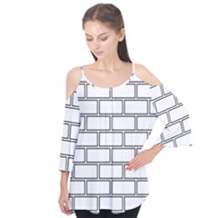 Wall Pattern Rectangle Brick Flutter Tees