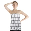 Wall Pattern Rectangle Brick Strapless Top View1