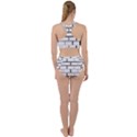 Wall Pattern Rectangle Brick Racer Back Bikini Set View2