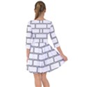 Wall Pattern Rectangle Brick Smock Dress View2