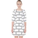 Wall Pattern Rectangle Brick Pocket Dress View1