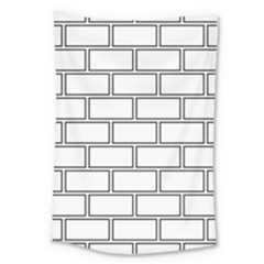 Wall Pattern Rectangle Brick Large Tapestry