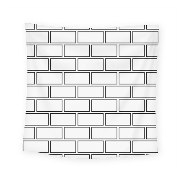 Wall Pattern Rectangle Brick Square Tapestry (Small)