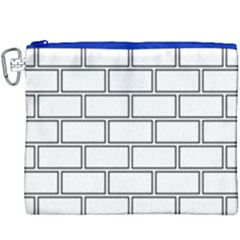 Wall Pattern Rectangle Brick Canvas Cosmetic Bag (xxxl)