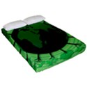 Earth Forest Forestry Lush Green Fitted Sheet (California King Size) View2