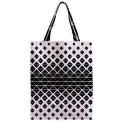 Triangle Pattern Background Zipper Classic Tote Bag by BangZart