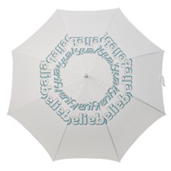 Verified Belieber Straight Umbrellas by Valentinaart