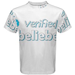 Verified Belieber Men s Cotton Tee by Valentinaart