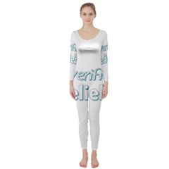 Verified Belieber Long Sleeve Catsuit by Valentinaart