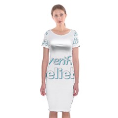 Verified Belieber Classic Short Sleeve Midi Dress by Valentinaart