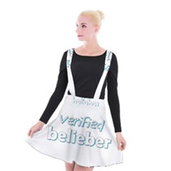 Verified Belieber Suspender Skater Skirt by Valentinaart