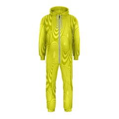 Yellow Oval Ellipse Egg Elliptical Hooded Jumpsuit (kids) by BangZart