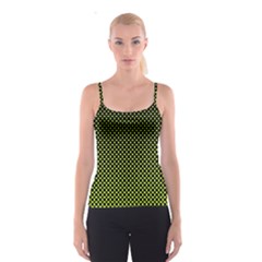 Pattern Halftone Background Dot Spaghetti Strap Top by BangZart