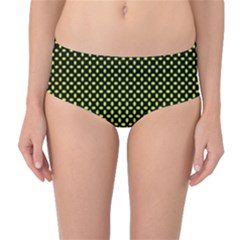 Pattern Halftone Background Dot Mid-waist Bikini Bottoms by BangZart