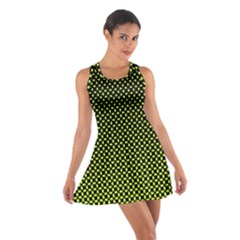 Pattern Halftone Background Dot Cotton Racerback Dress by BangZart