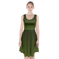 Pattern Halftone Background Dot Racerback Midi Dress by BangZart