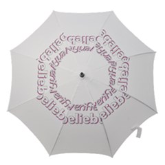 Verified Belieber Hook Handle Umbrellas (large) by Valentinaart