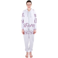 Verified Belieber Hooded Jumpsuit (ladies)  by Valentinaart