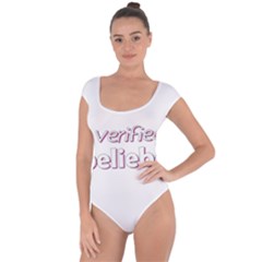 Verified Belieber Short Sleeve Leotard  by Valentinaart