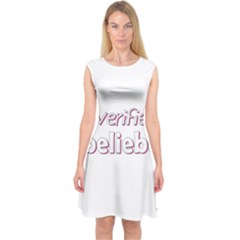 Verified Belieber Capsleeve Midi Dress by Valentinaart