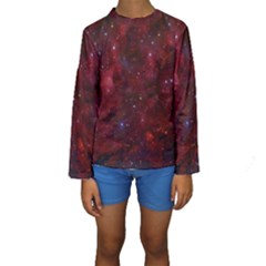 Abstract Fantasy Color Colorful Kids  Long Sleeve Swimwear by BangZart