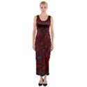 Abstract Fantasy Color Colorful Fitted Maxi Dress View1