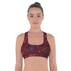 Abstract Fantasy Color Colorful Cross Back Sports Bra by BangZart