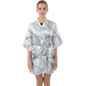 Rotation Rotated Spiral Swirl Quarter Sleeve Kimono Robe View1