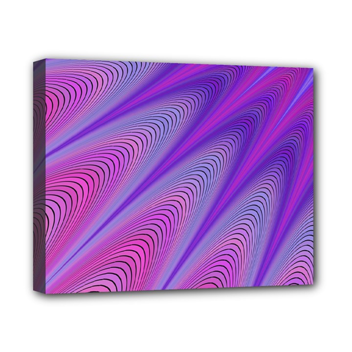 Purple Star Sun Sunshine Fractal Canvas 10  x 8 