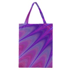 Purple Star Sun Sunshine Fractal Classic Tote Bag by BangZart