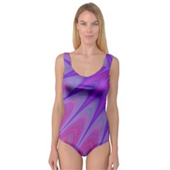 Purple Star Sun Sunshine Fractal Princess Tank Leotard  by BangZart