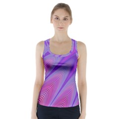 Purple Star Sun Sunshine Fractal Racer Back Sports Top by BangZart