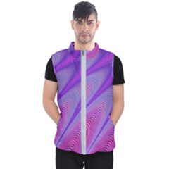 Purple Star Sun Sunshine Fractal Men s Puffer Vest by BangZart