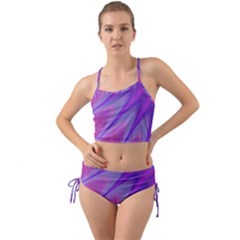 Purple Star Sun Sunshine Fractal Mini Tank Bikini Set by BangZart